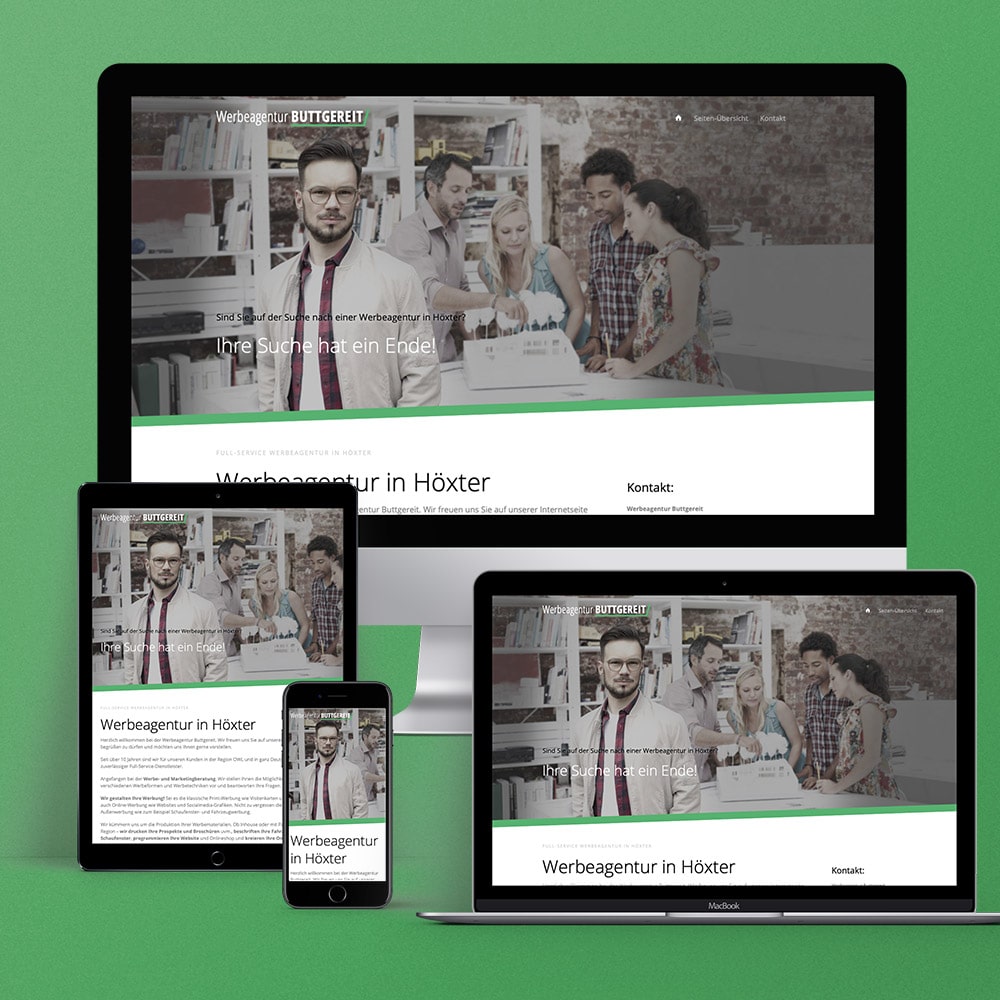 Webdesign, Homepage und Onlineshop für Blomberg